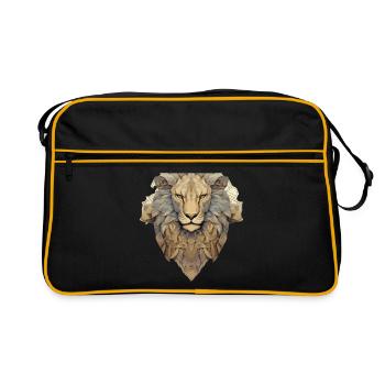 Lion - Sac Retro - noir/or - Devant