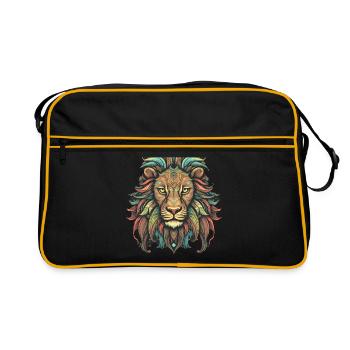 Lion - Sac Retro - noir/or - Devant