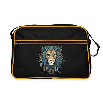 Lion - Sac Retro - noir/or - Devant