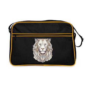 Lion - Sac Retro - noir/or - Devant