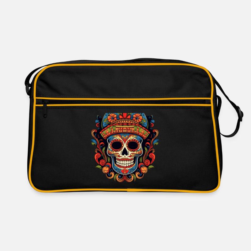 Cinco de Mayo Skull Retro Bag