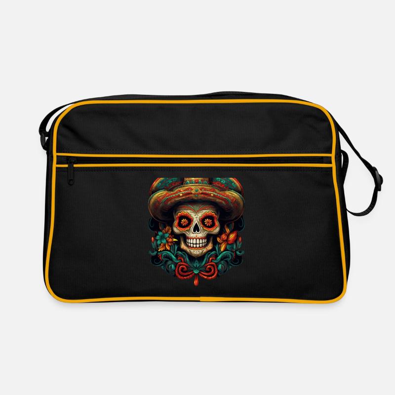 Cinco de Mayo Skull Retro Bag