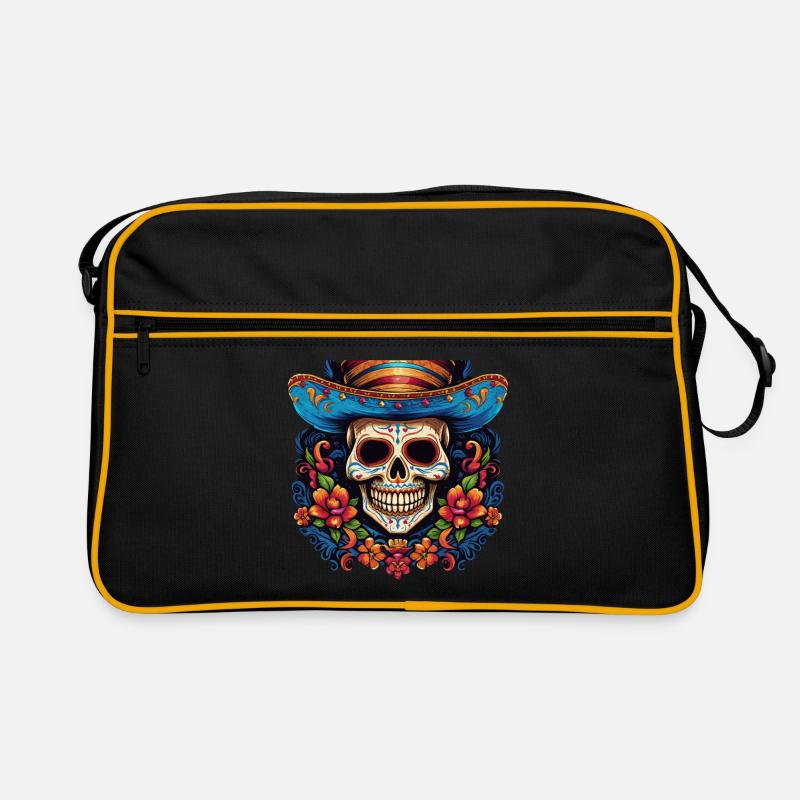 Cinco de Mayo Skull Retro Bag