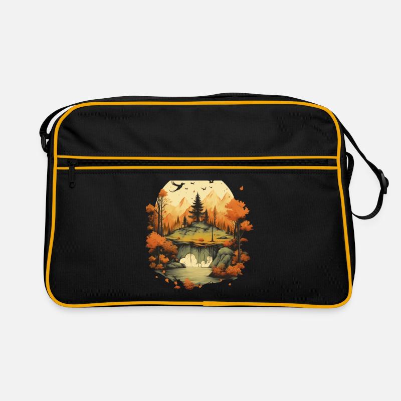 Paysage automnal Sac Retro