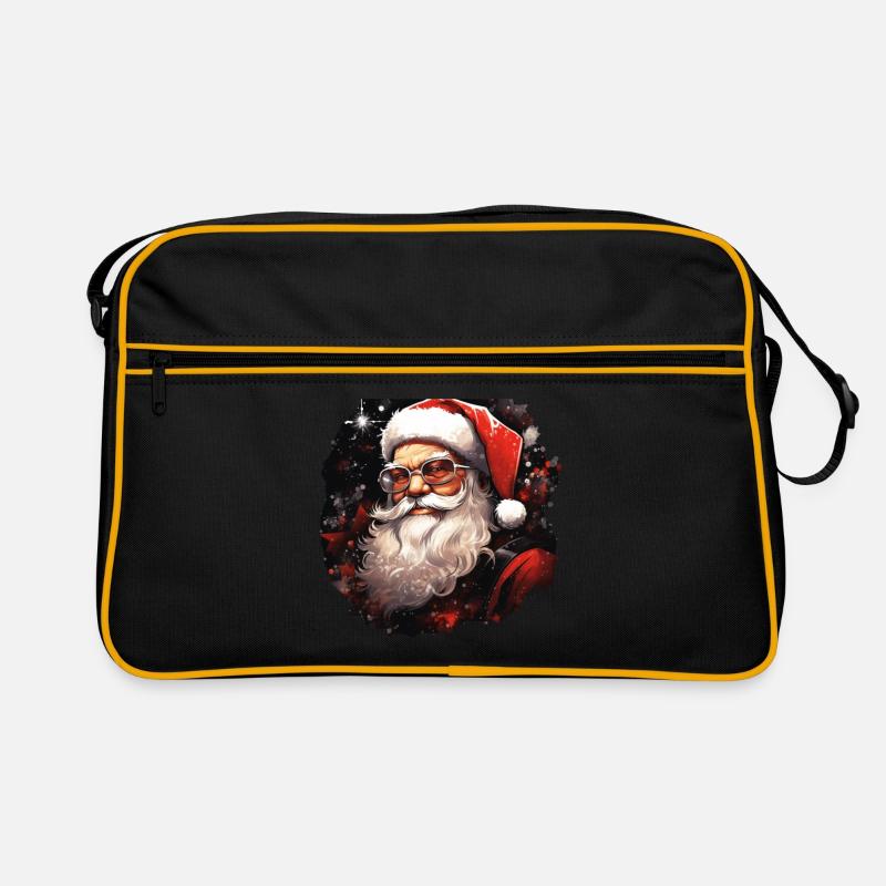 Weihnachtsmann Retro Tasche