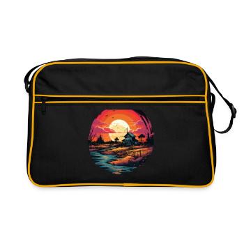 Paysage - Sac Retro - noir/or - Devant