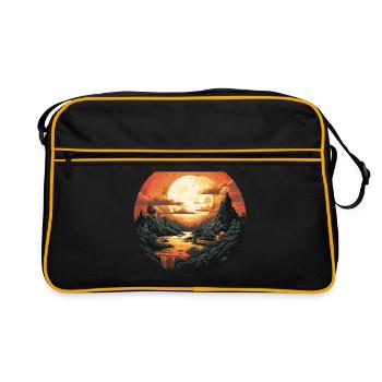 Paysage - Sac Retro - noir/or - Devant