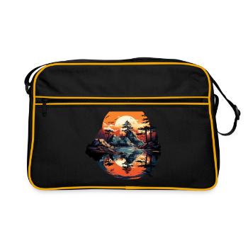 Paysage - Sac Retro - noir/or - Devant