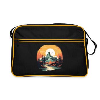 Paysage - Sac Retro - noir/or - Devant