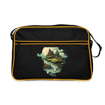 Paysage - Sac Retro - noir/or - Devant