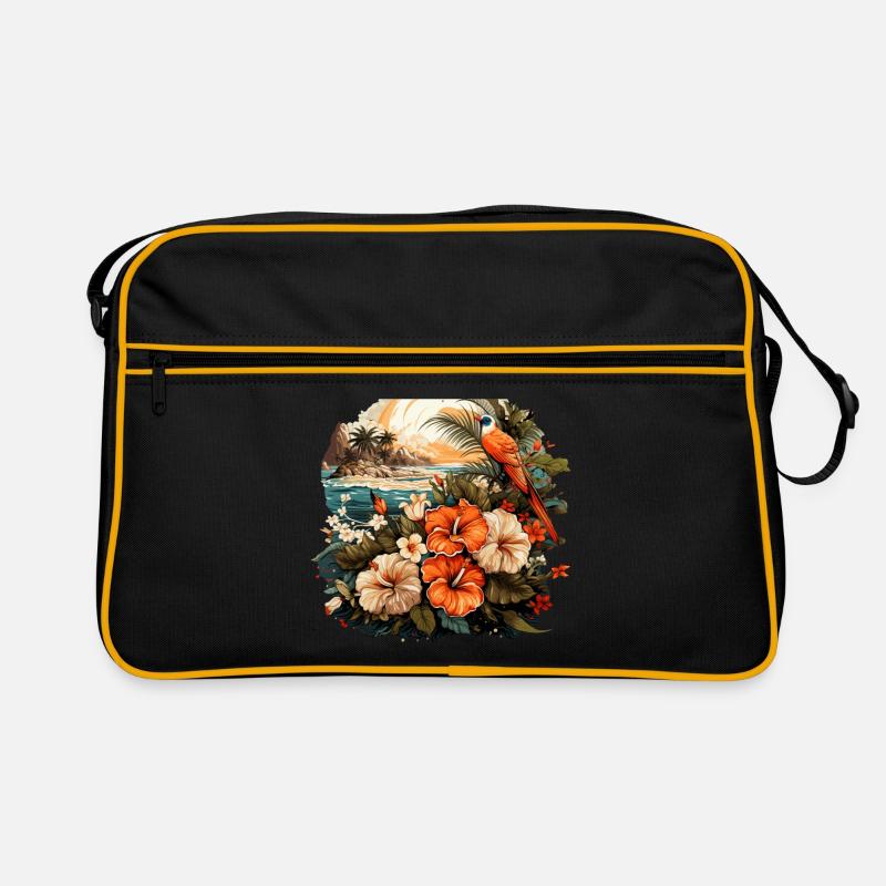 Tropisch Retro Tasche