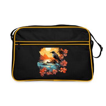 Tropical - Retro Bag - black/gold - Front