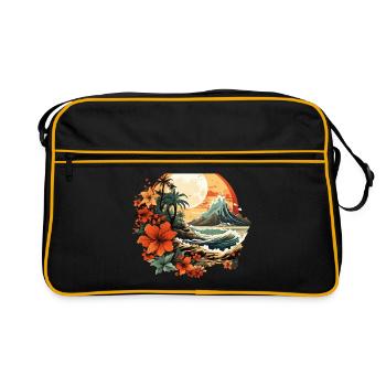 Tropical - Retro Bag - black/gold - Front