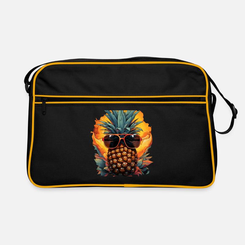 Ananas Retro Tasche