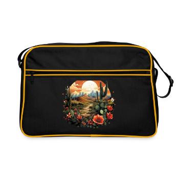 Cactus - Retro Bag - black/gold - Front