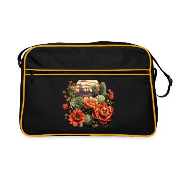 Cactus - Retro Bag - black/gold - Front