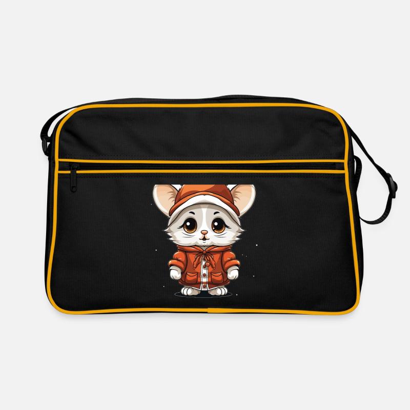 Maus Weihnachts Design - Kawaii Style Retro Tasche