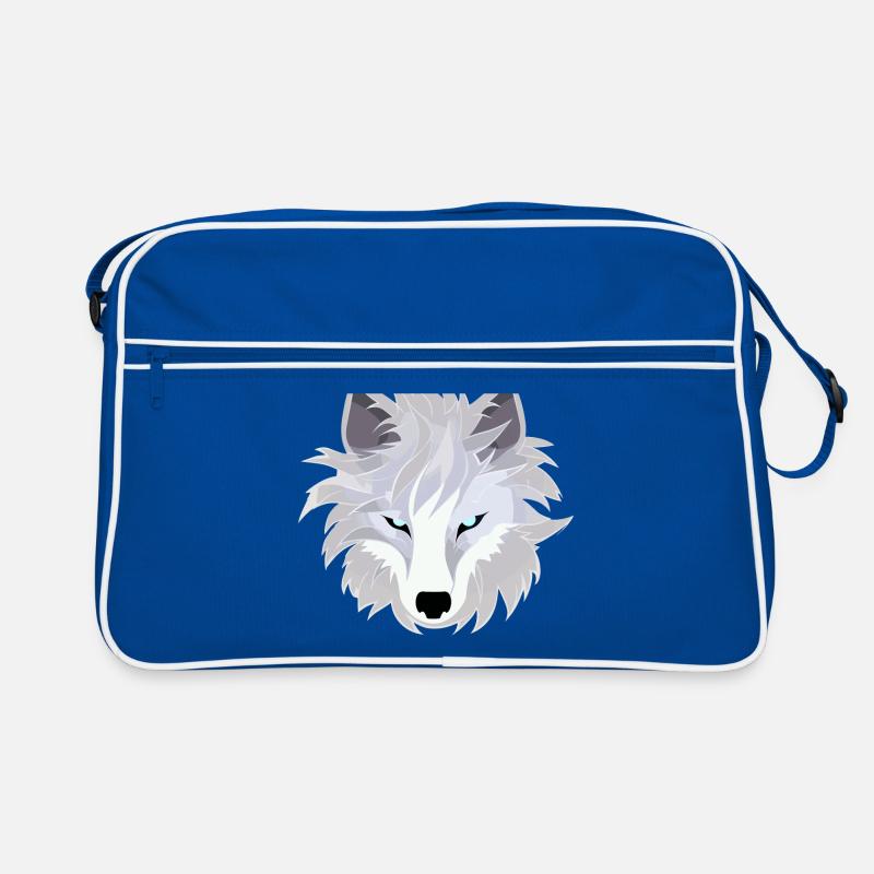 Wolf - Illustration Retro Tasche