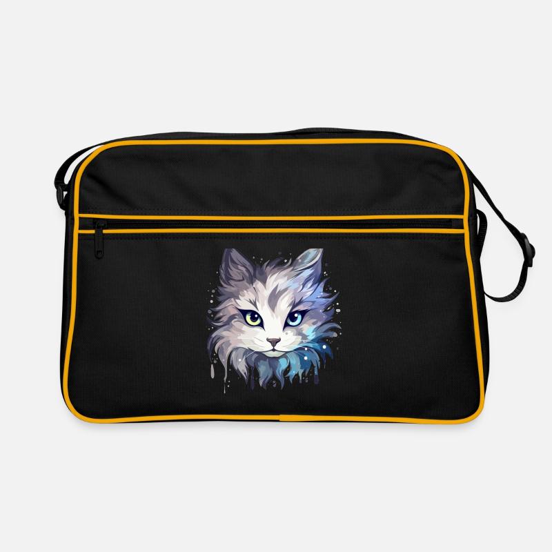 Chat - illustration Sac Retro