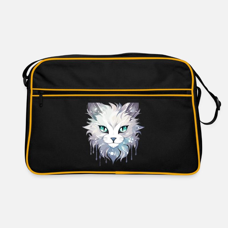 Cat - illustration Retro Bag