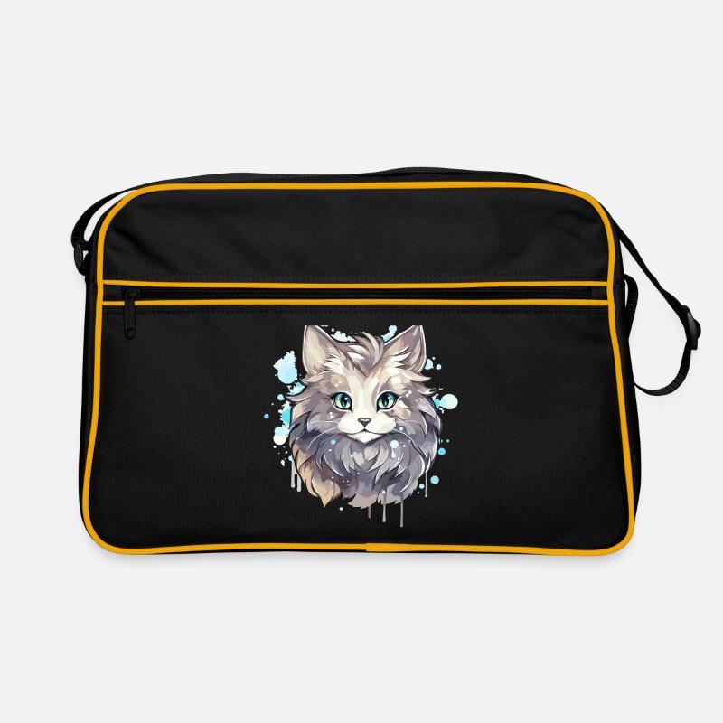 Chat - illustration Sac Retro