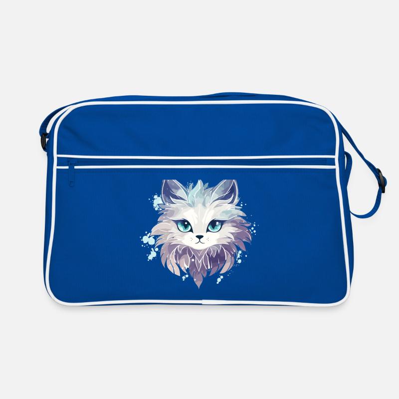 Cat - illustration Retro Bag