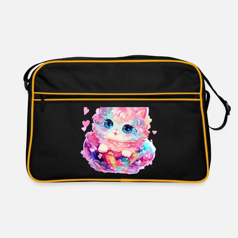 Chat - illustration Sac Retro