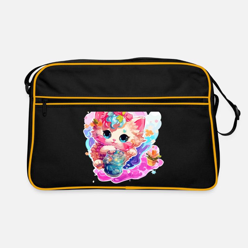 Chat - illustration Sac Retro
