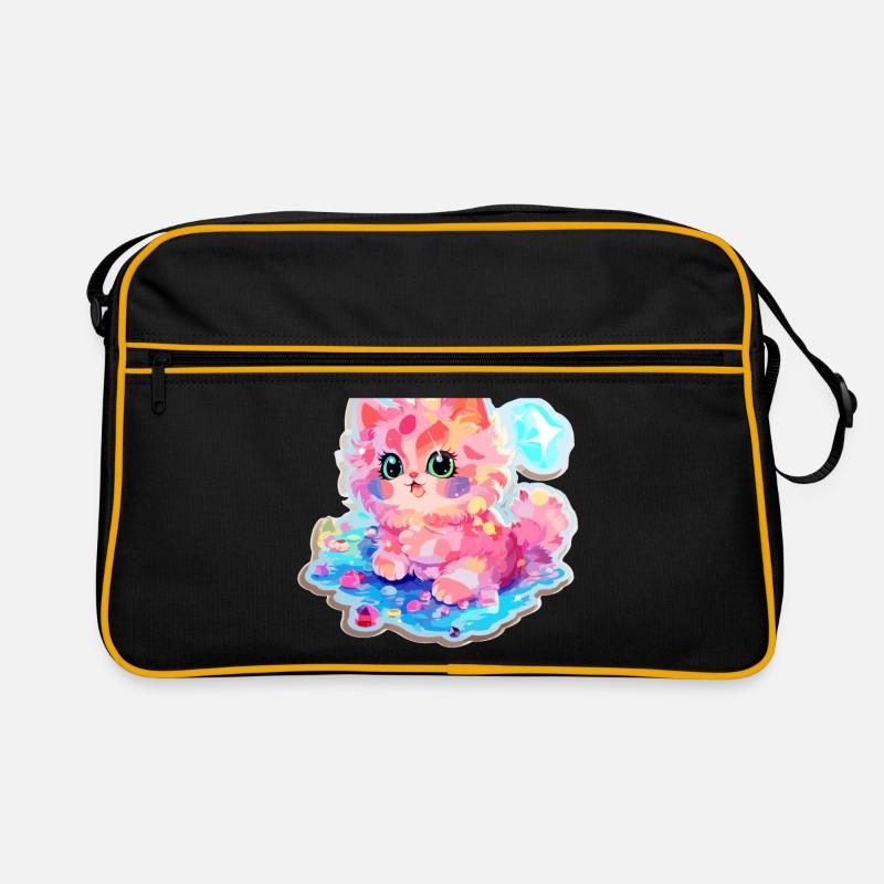 Chat - illustration Sac Retro