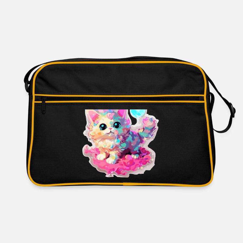 Chat - illustration Sac Retro