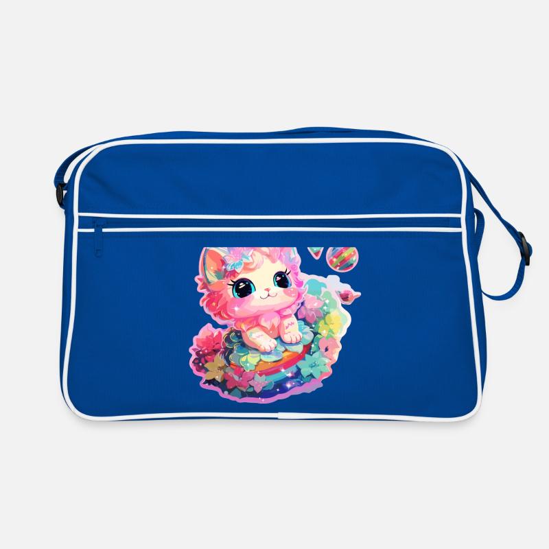 Cat - illustration Retro Bag