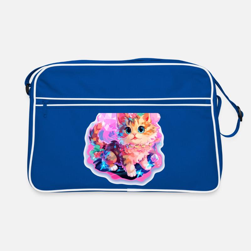 Cat - illustration Retro Bag