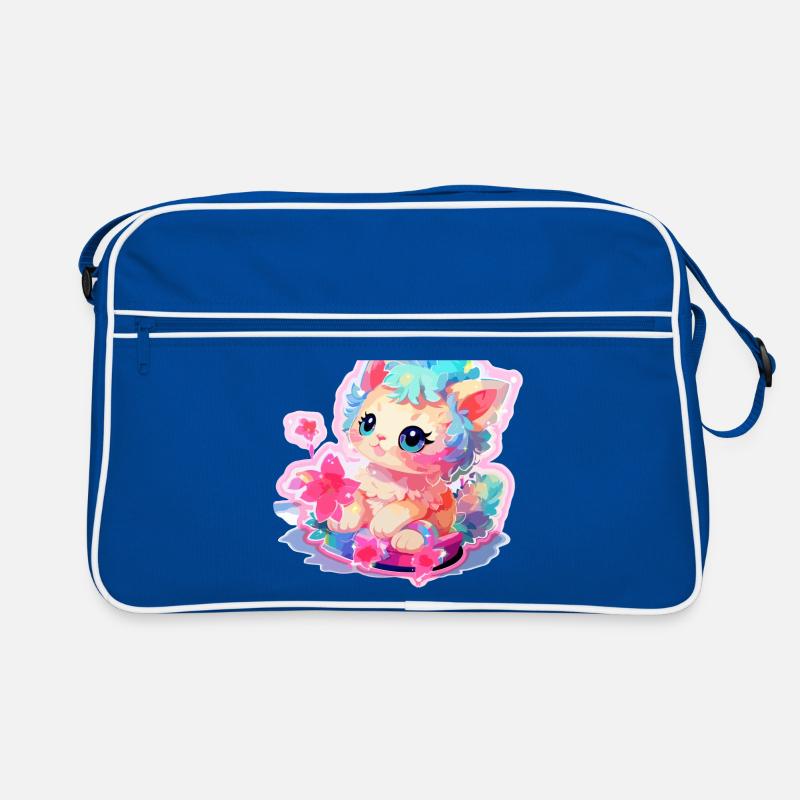 Cat - illustration Retro Bag