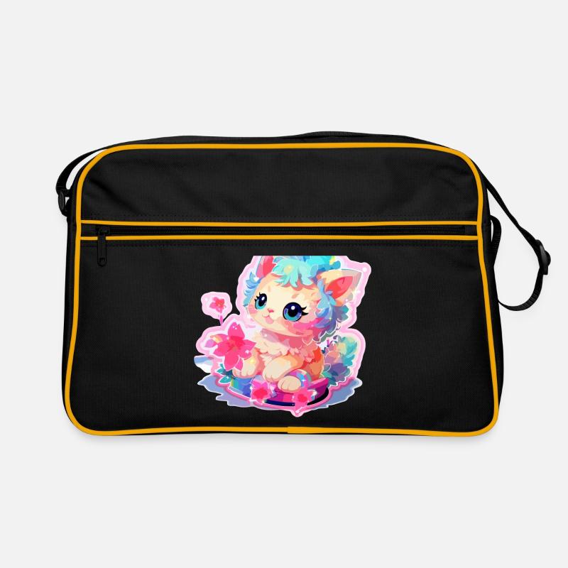 Chat - illustration Sac Retro