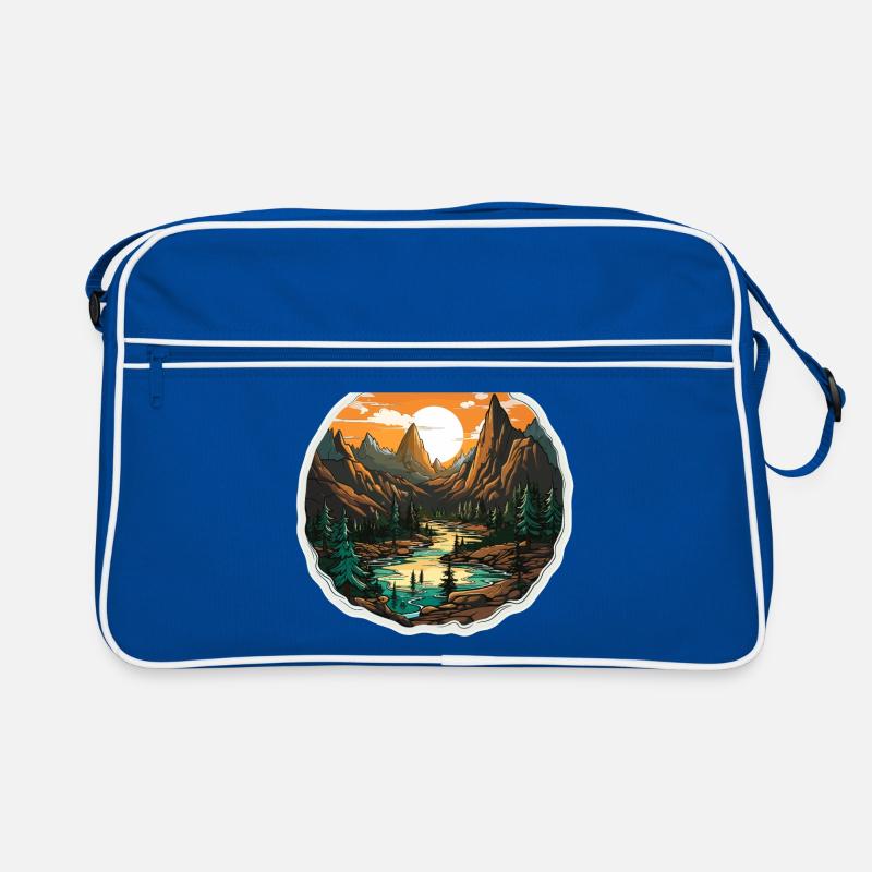 Landscape - Illustration Retro Bag