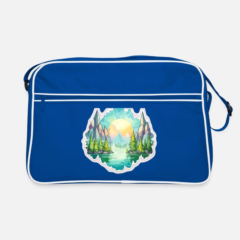 Paysage - Illustration Sac Retro