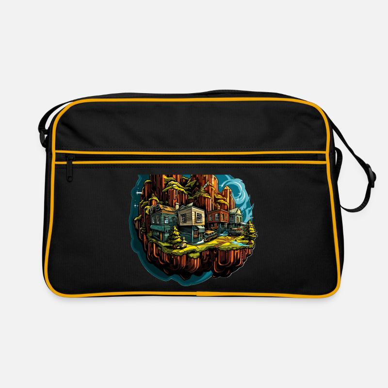 Paysage - Illustration Sac Retro