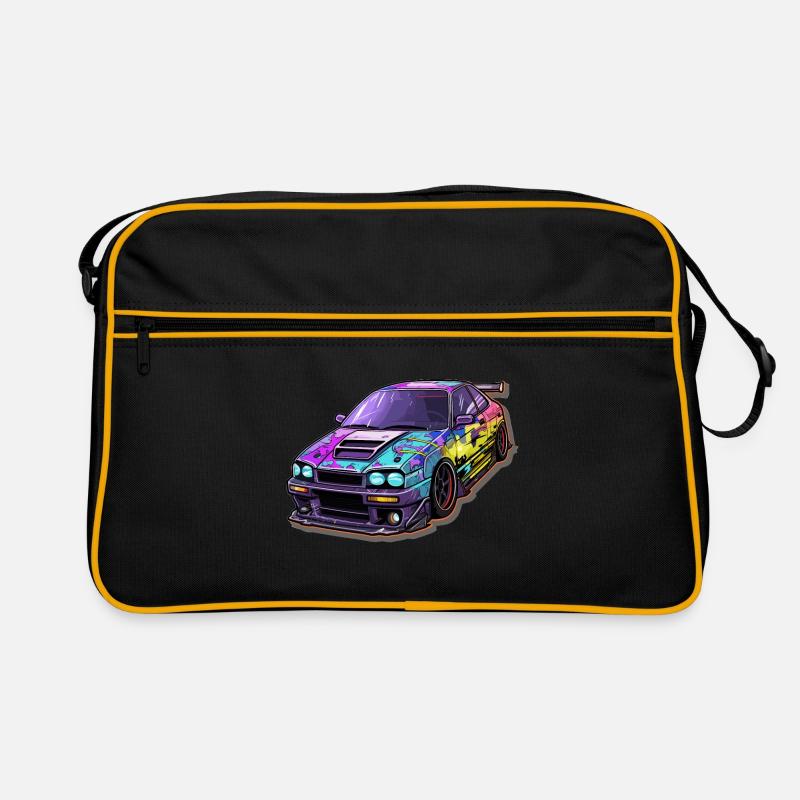 Auto - Illustration Retro Tasche