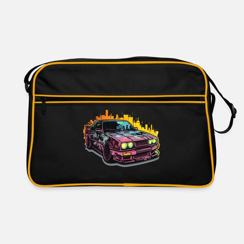 Auto - Illustration Retro Tasche