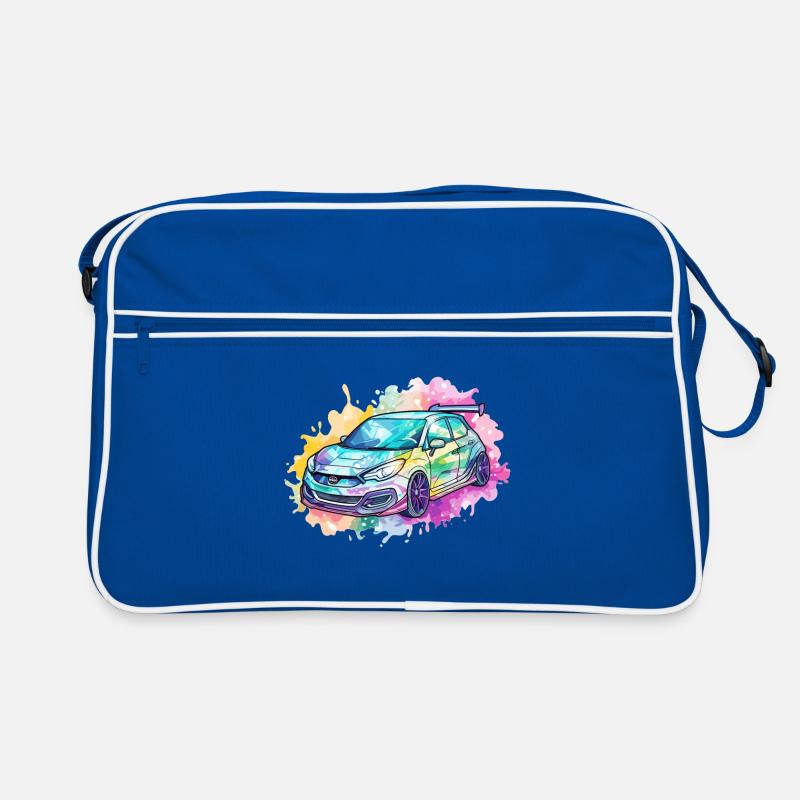 Auto - Illustration Retro Tasche