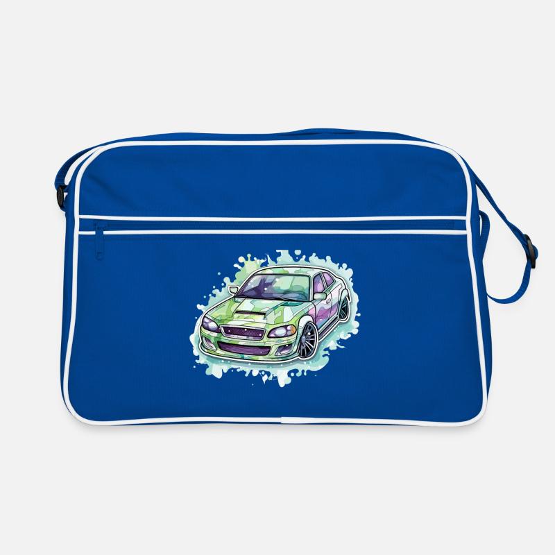 Auto - Illustration Retro Tasche