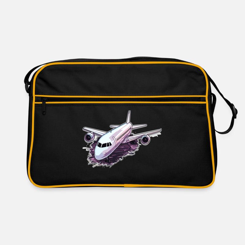 Avion - illustration Sac Retro