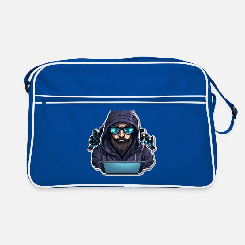 Hacker éthique - Illustration Sac Retro