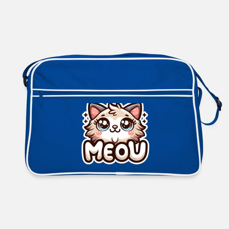 Miaou - Illustration de chat Sac Retro