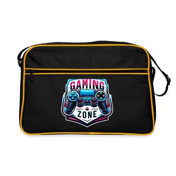 Gaming Zone - Controller Illustration - Retro Bag - black/gold - Front