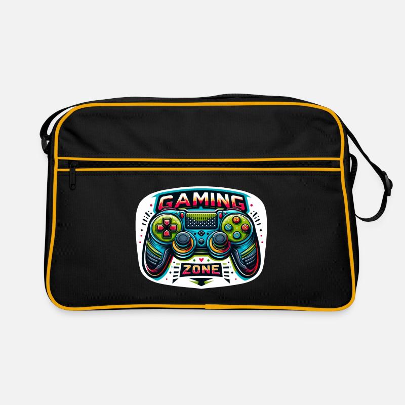 Gaming Zone - Controller Illustration Retro Tasche