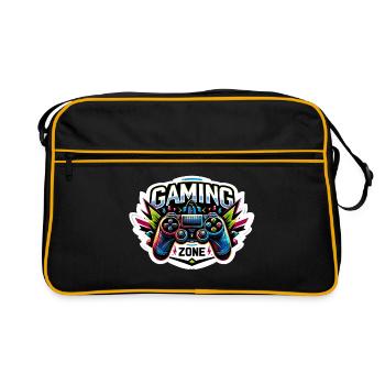 Gaming Zone - Controller Illustration - Retro Bag - black/gold - Front