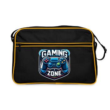 Gaming Zone - Controller Illustration - Retro Bag - black/gold - Front