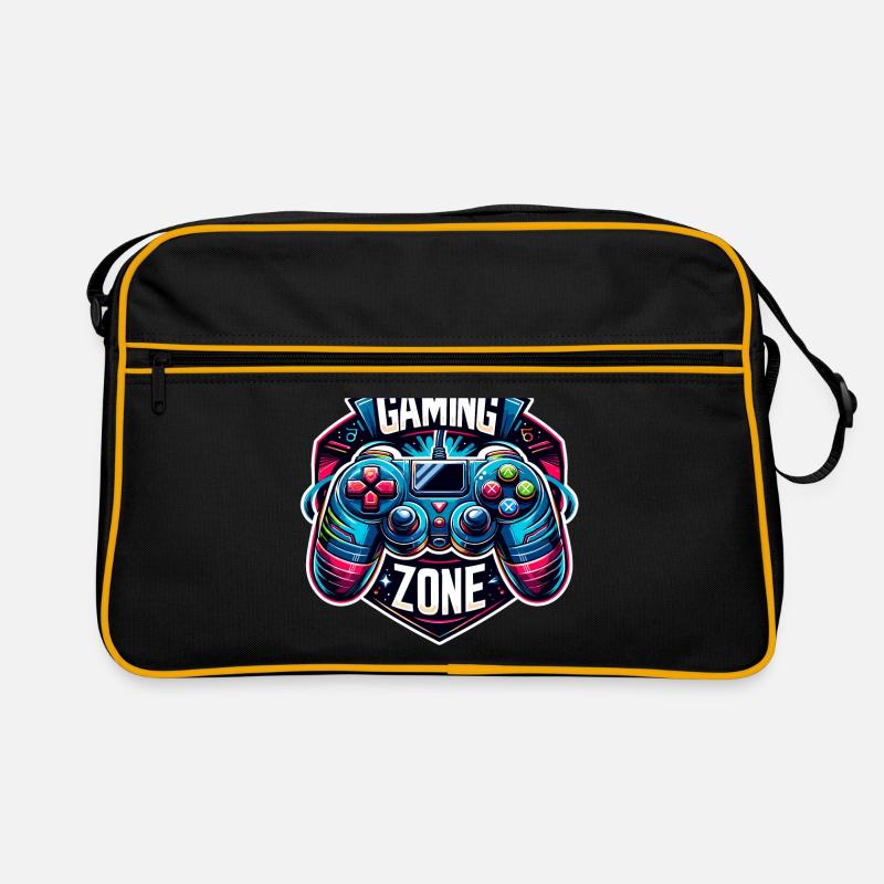 Gaming Zone - Controller Illustration Retro Tasche
