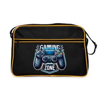 Gaming Zone - Controller Illustration - Retro Bag - black/gold - Front